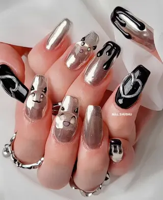 ネイル 3dパーツ/流行り 👧shushu❤️のネイルデザイン
