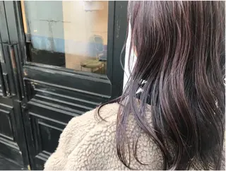 セミロング カラー tonari 梅田、中崎町のヘアスタイル