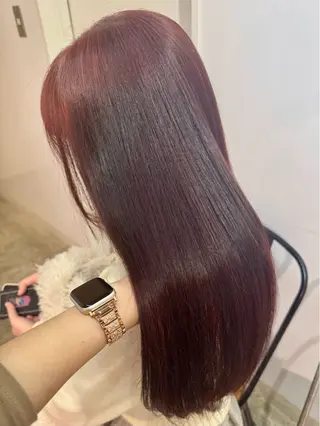 ロング カラー ハイトーン/ネイル /ミウ 🌺❤︎のヘアスタイル