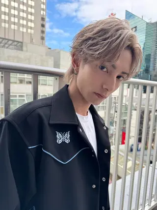 パーマ メンズ Bonheur所属・茨木メンズ/フェザー パーマ/酒井壮大のヘアスタイル