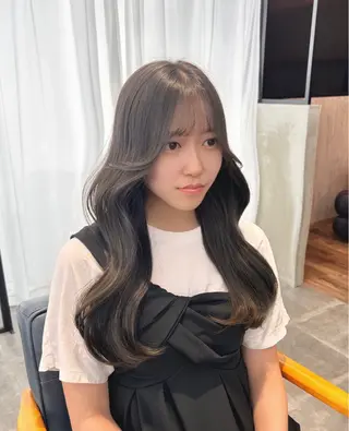 ロング カラー 韓国×髪質改善カラー 💎hinaのヘアスタイル