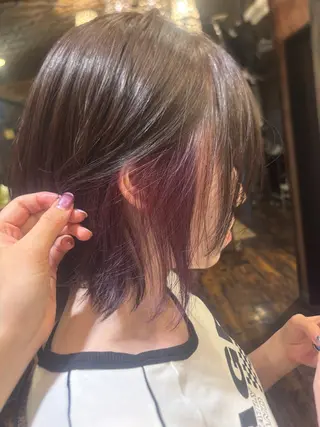 カラー Calbari 中島　朔のヘアスタイル