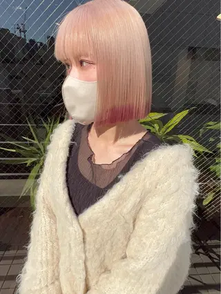 ショート カラー 🧡色落ちまで2度綺 麗なカラー🧡ヨシキのヘアスタイル