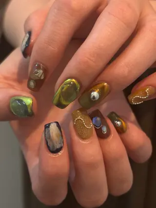 ネイル nuu  栄所属・早川 里奈のネイルデザイン