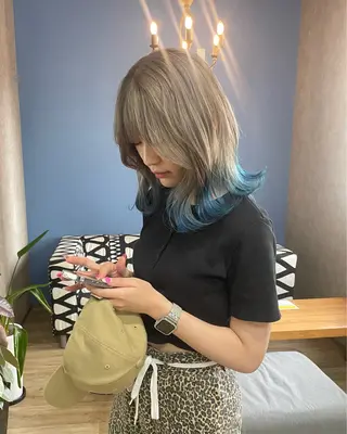 カラー NODEHAIR STUDIO所属・NODE HAIRのヘアスタイル