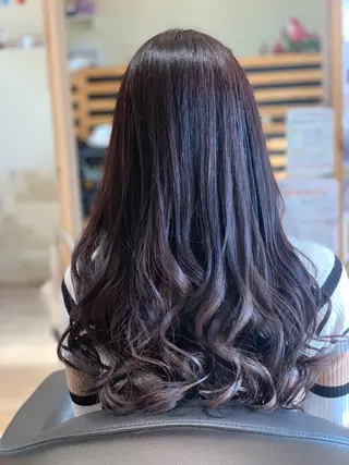 ロング カラー 関口 友行のヘアスタイル