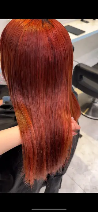 ロング カラー ♥️暖色カラ ー♥️由夏のヘアスタイル