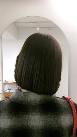 セミロング Kasumi | くすみブラウン×渋谷のヘアスタイル