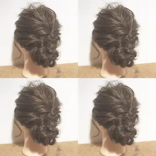 セミロング ヘアアレンジ hair salon Ranun髪質改善のヘアスタイル