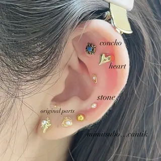 丁寧カウンセリング 個性派ネイルyukoのネイルデザイン