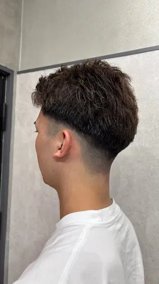 メンズ 天神/ハイトーン/艶 カラー/Miharuのヘアスタイル