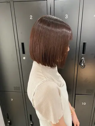 ショート カラー 髪質改善絹髪質感TR レイヤーカット/熊澤のヘアスタイル
