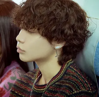 ミディアム パーマ メンズ ショートカット無料/ 小顔ショートのヘアスタイル