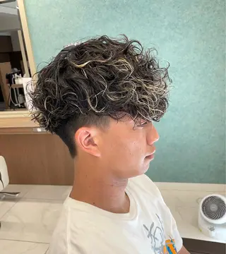 カラー パーマ メンズ 【メンズ特化】 池田大成✂︎のヘアスタイル