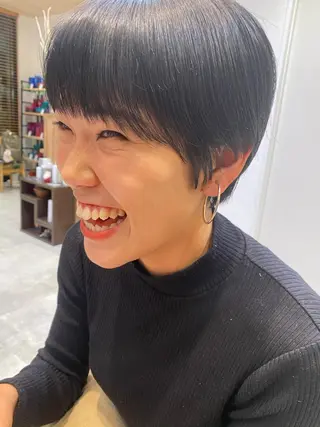 ショート カラー パーマ指名No1 /namiのヘアスタイル