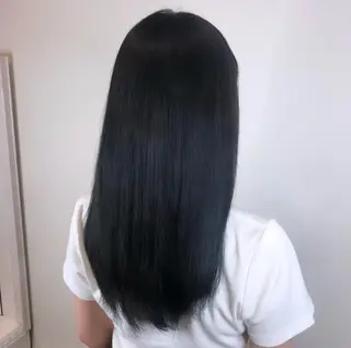 ロング カラー ヘアアレンジ 韓国レイヤーカット/ 儚げカラーチナツのヘアスタイル