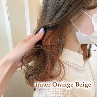 セミロング カラー ParveMix￤ 出石 菜々🥂のヘアスタイル