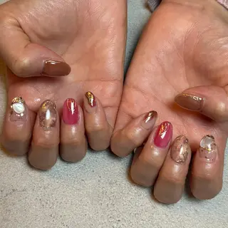 ネイル 自由が丘サロン あやめ💅のネイルデザイン
