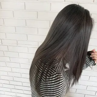 ロング カラー 杉村 未来のヘアスタイル
