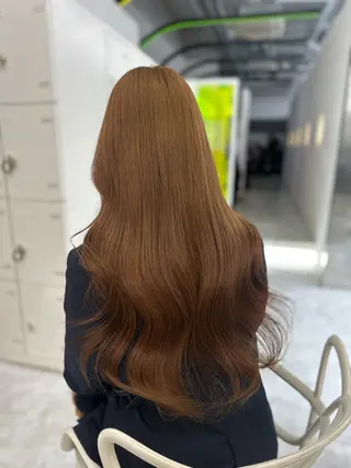 カラー 透ける透明感カラー 🤍anju🎀のヘアスタイル