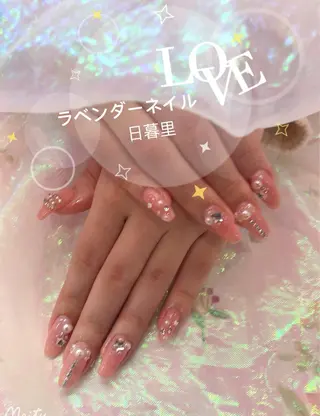 ネイル ラベンダー💖日暮里 ルル💖ネイルのネイルデザイン