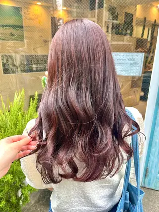 ロング カラー 🩷ྀི暖色カラー 🫧ྀིススマゴチヨのヘアスタイル