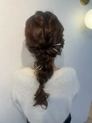 ヘアアレンジ 大人可愛いヘアメイク 💋🧚‍♀️しずかのヘアスタイル