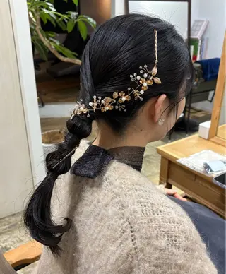 ロング ヘアアレンジ 【ブゾン高田馬場】 ☀️小岩太陽☀️のヘアスタイル