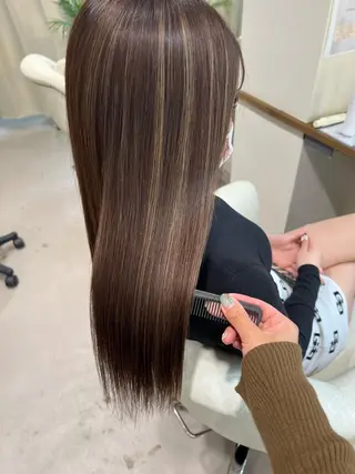 ロング ココルアナ 豊中美容室のヘアスタイル