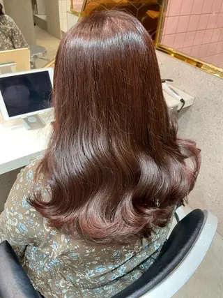 ミディアム カラー 新宿/韓国ヘア 中明度カラー/かやのヘアスタイル