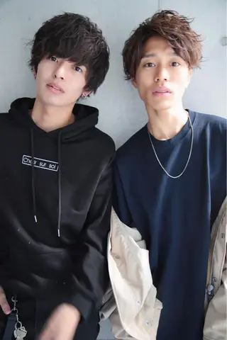 ショート カラー パーマ ヘアアレンジ メンズ 🌈トレンドヘア 🌈WATARU🌈のヘアスタイル