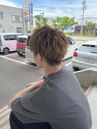 メンズ 高岡/EARTH みお/シールエクステのヘアスタイル