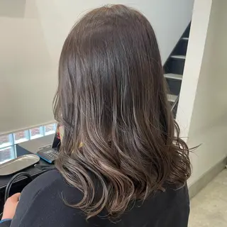 セミロング カラー recipe 黒木 彩那のヘアスタイル