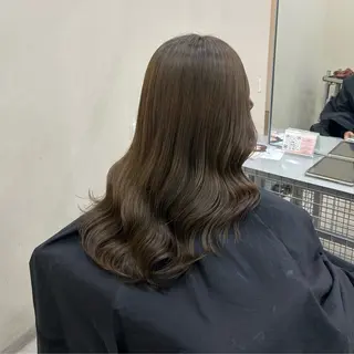 ロング MIDORI🎀 透明感/ベージュのヘアスタイル