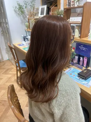 セミロング カラー merc.🌿✨ いとうりかのヘアスタイル