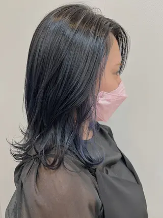 ミディアム 頭皮×髪質改善 透明感カラー💎中村のヘアスタイル
