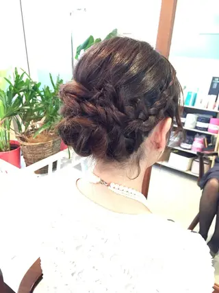 セミロング ロング ヘアアレンジ ヘアセット/卒業式 袴着付け✨清水玲歌のヘアスタイル