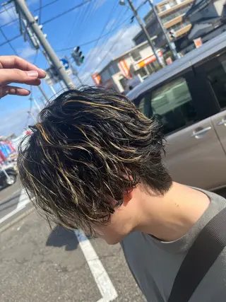 ロング カラー パーマ メンズ パーマが得意な【最高 悠斗】のヘアスタイル