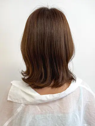 ミディアム カットカラーモデル BASSA上石神井店のヘアスタイル