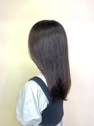 セミロング 山田 遥翔のヘアスタイル