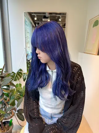 ロング カラー eto所属・髪質改善スペシャリス ト長尾勇弥/梅田中津のヘアスタイル