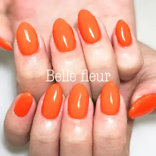 ミディアム ネイル Belle fleurのネイルデザイン