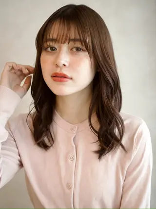 ミディアム パーマ 💖🌷越後 遥🌷💖のヘアスタイル