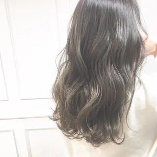 ロング カラー パーマ ヘアアレンジ ◆感動口コミ/最小顔 理論カット◆森口 峻のヘアスタイル