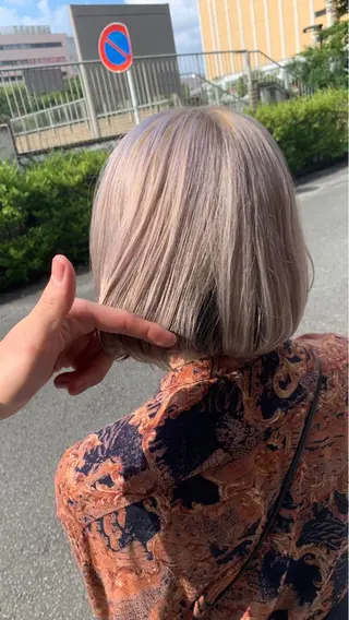 ショート カラー SALOWIN高崎所属・縮毛矯正・髪質改善 鈴木悠太/当日OK✨のヘアスタイル