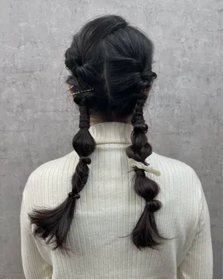 ロング ヘアアレンジ 松尾 伊純のヘアスタイル