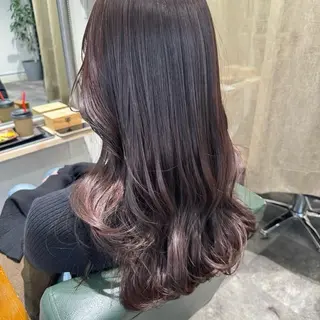 ロング カラー est-r.Fukuoka 福岡博多店所属・arisa/艶カラー /透明感カラーのヘアスタイル