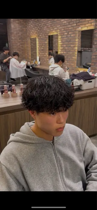 パーマ メンズ 波巻き/サーフカール 🌊吉野裕稀のヘアスタイル