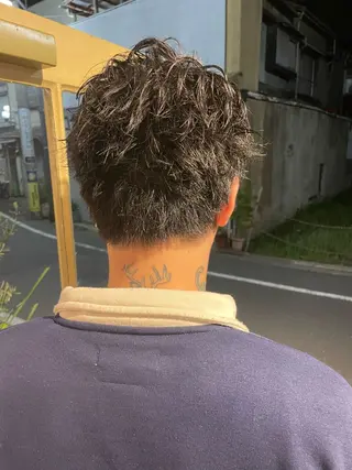 メンズ KURIA‪‪*⋆ஐ ブリーチ/韓国ヘアのヘアスタイル