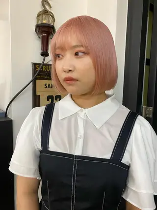 ショート カラー ハイトーンカラー ⭐️NAZUNAのヘアスタイル